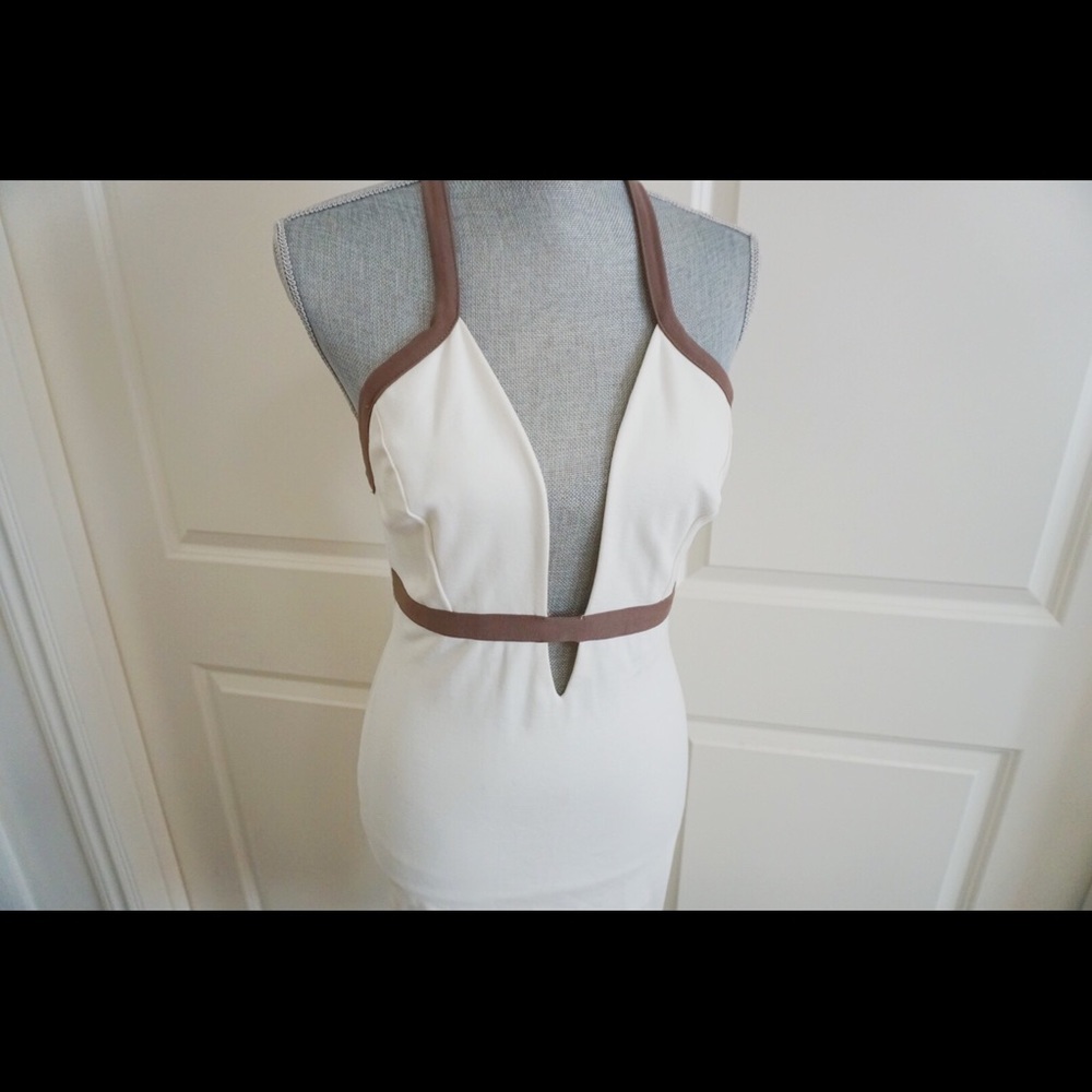 Windsor Dress w/ Sexy Deep V-Neck